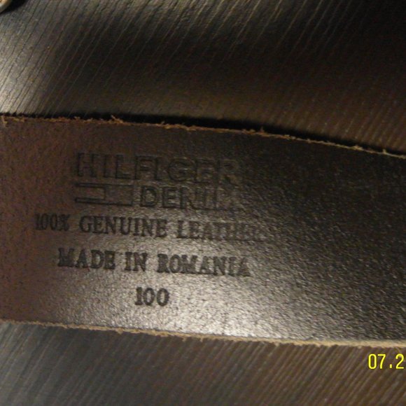 Tommy Hilfiger leather belt. - Picture 3 of 4